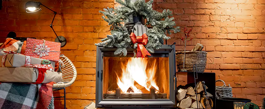 Travis Industries Linear Gas Fireplace Installation in Talladega, Alabama