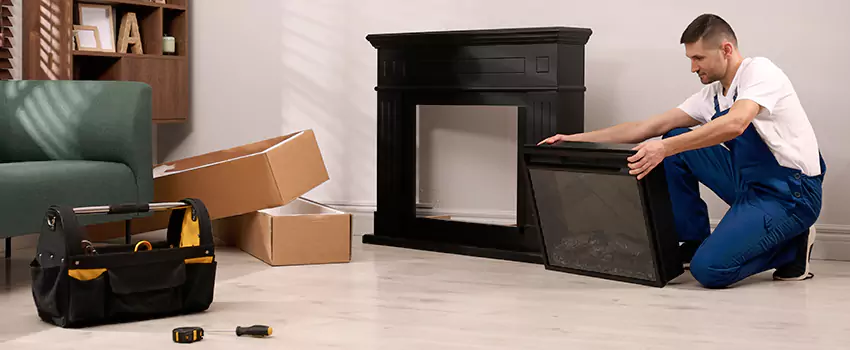Old Rusted Metal Fireplace Repair And Replacement in Talladega, AL